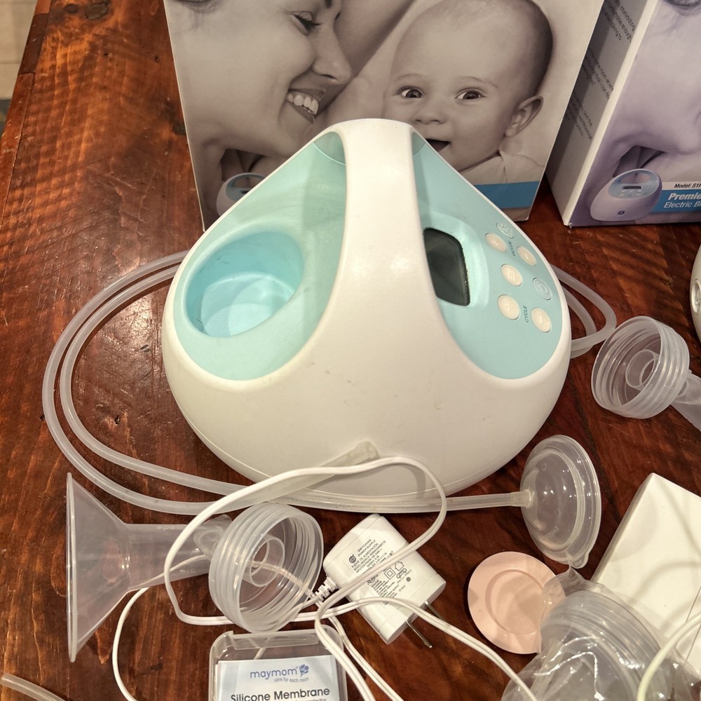 2 Spectra S1+ Plus Double Electric Breast Pump + Philips Avent Accessories READ