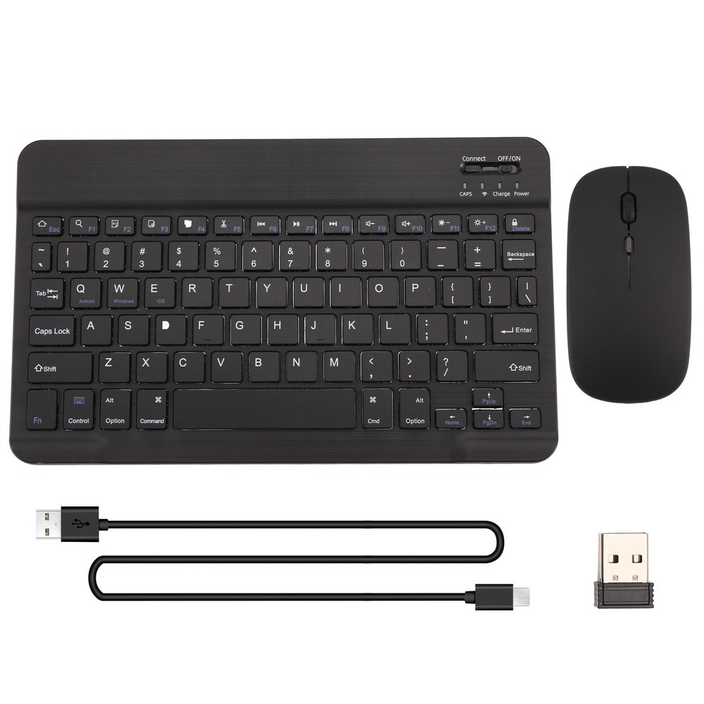 Ultra-Thin Silent  Bluetooth Keyboard and Mouse Set Suitable for Tablet3669