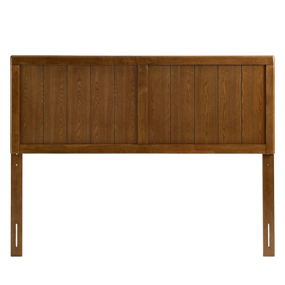 Modway Robbie Wood Full Headboard in Walnut