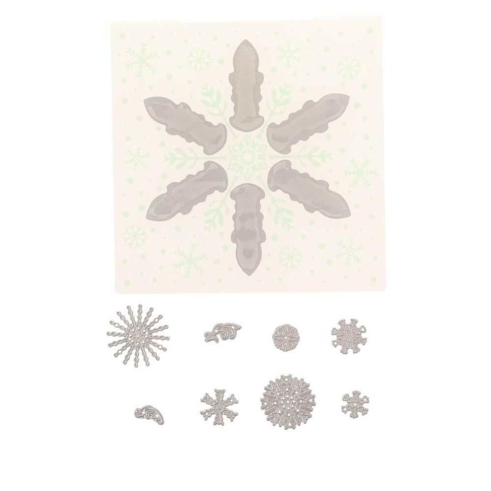Crafter's Companion Chloe Snowflake Cut and Emboss Folder New