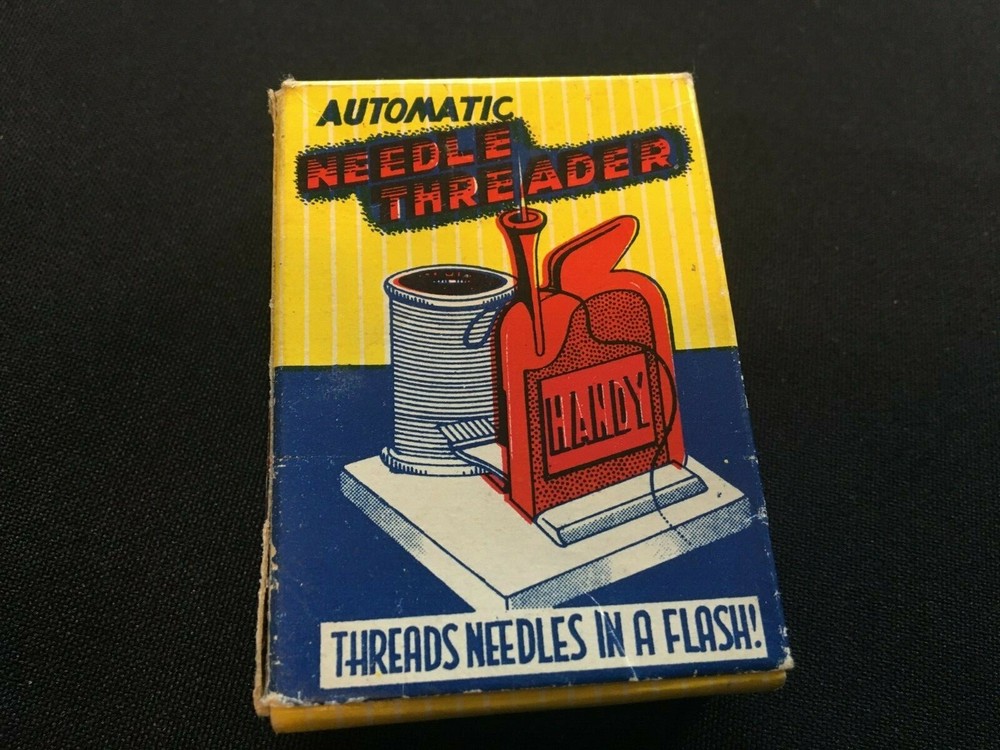 HANDY Automatic Needle Threader w/ Original Retail Box and Instruction Sheet