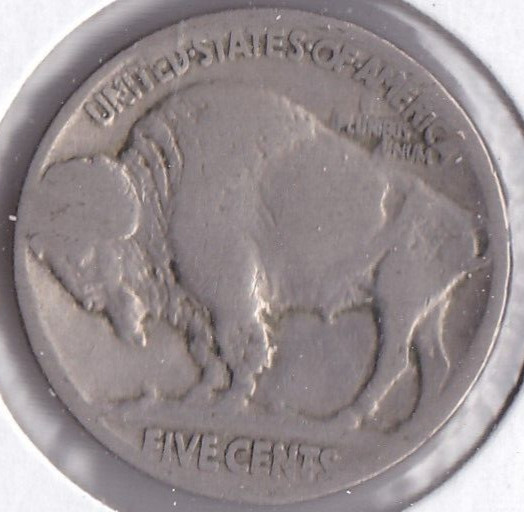 1919 Buffalo Nickel Acid Dated L10