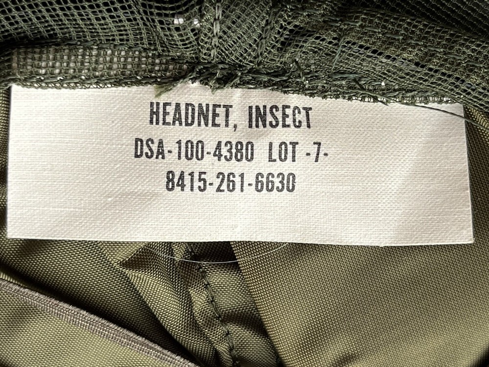HEADNET HAT NEW MOSQUITO EEE VIRUS PROTECTION EASTERN EOUINE ENCEPHALITIS NETING
