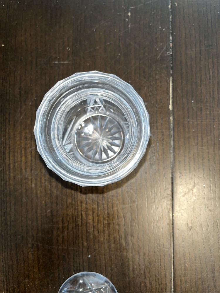Glass Pinwheel Pattern Jam Honey Sugar Jar W/ Lid