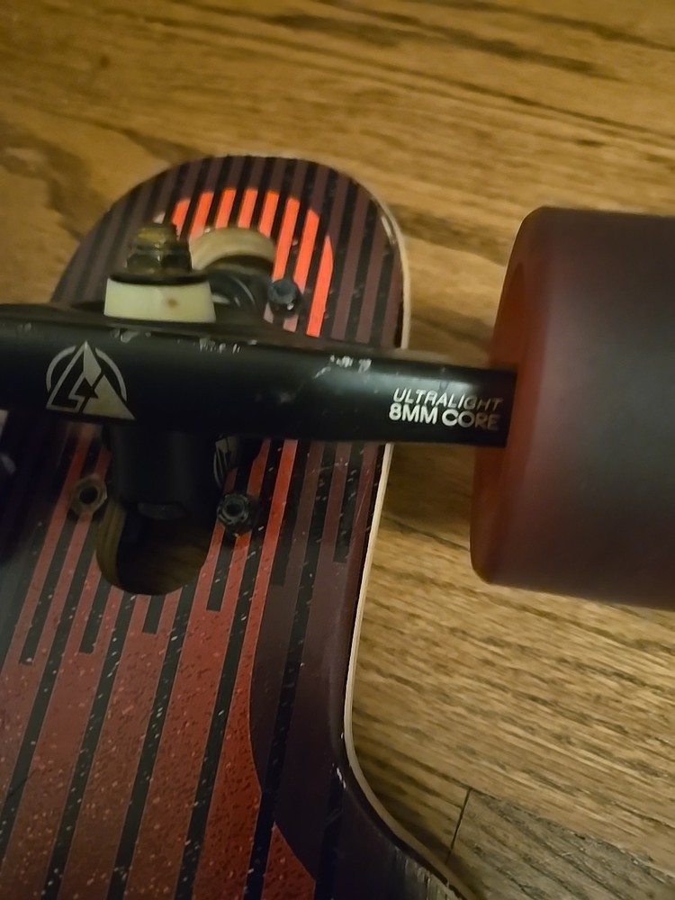 DB Phase 40" Longboard Red and Black With Cloud Ride Wheels