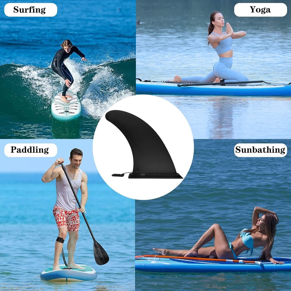 Universal nine inch paddle board fin