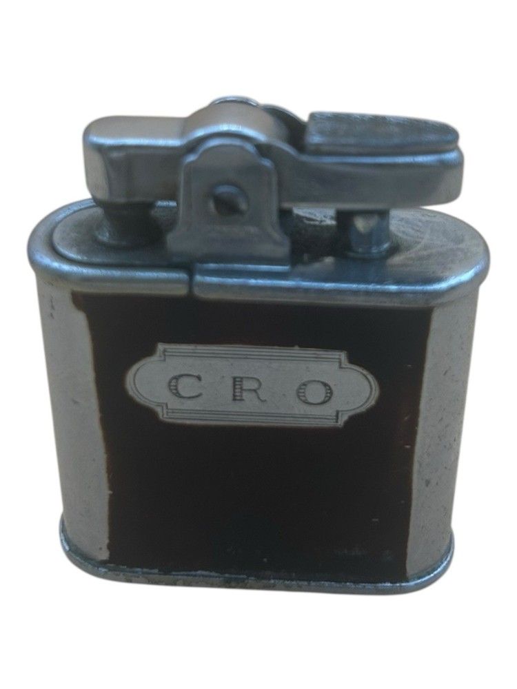 Ronson Lighter Whirlwind USA Initials CRO