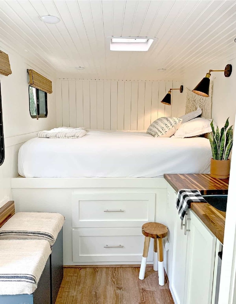 Microfiber RV Sheet Sets, 72x80 Camper King, White Solid, Bed Sheets for Camp...