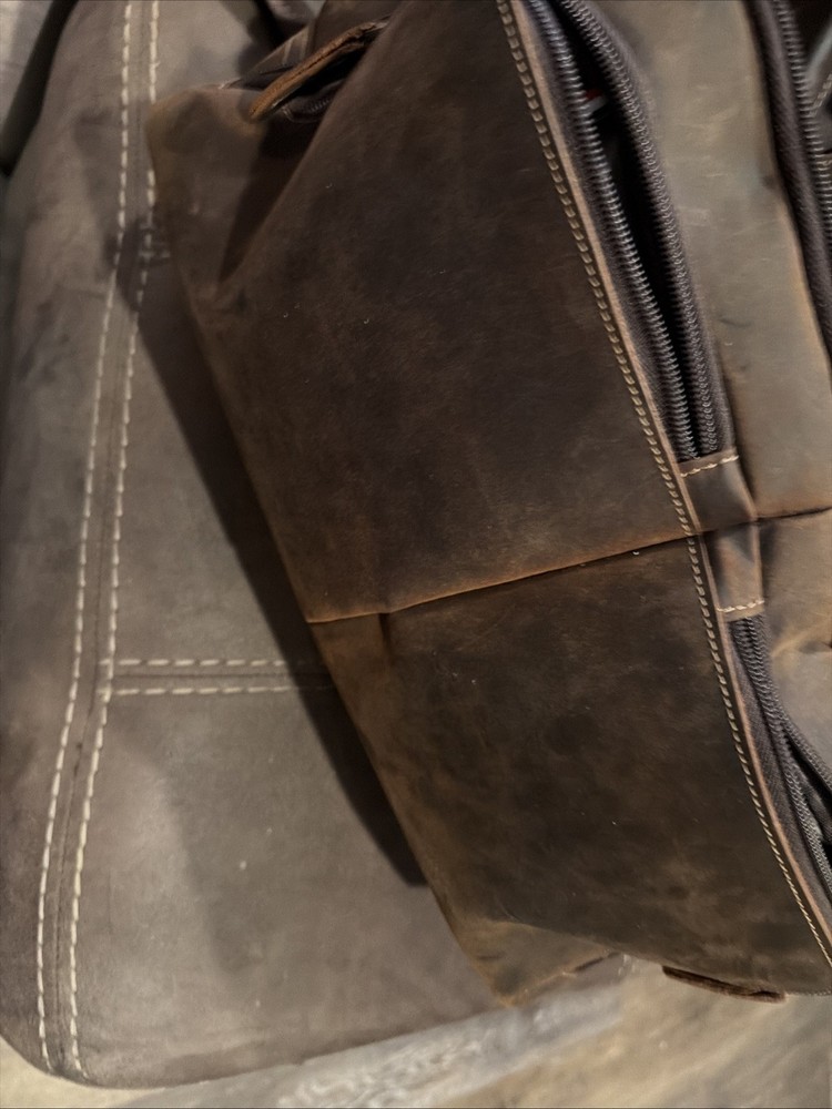 Tiding Leather Messenger Bag