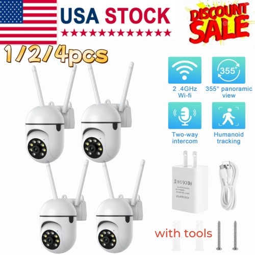 LOT CCTV Security Camera System indoor Indoor Home Wireless Wifi Night Camera