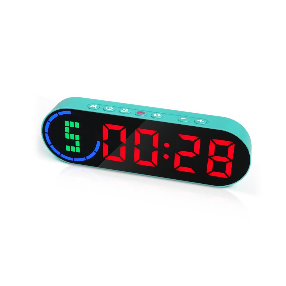 LUCORB Portable Gym Timer for Home Gym, Interval Workout Green+red