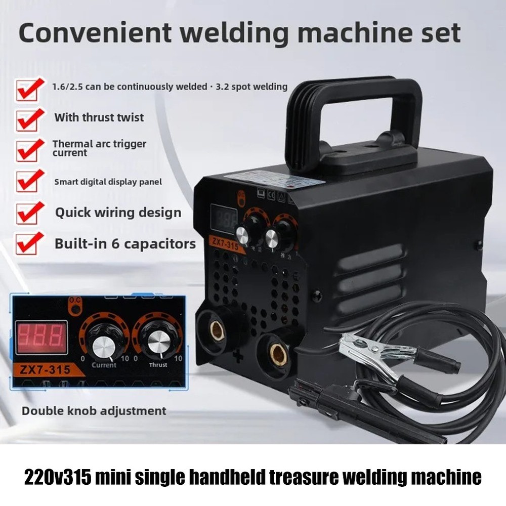 220V Welding Machine Portable Design Suitable for Home and On Site Projects