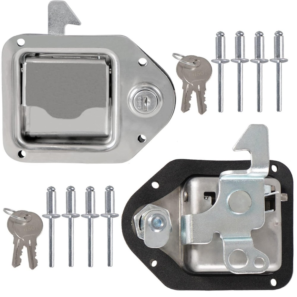 YESHMA 2Pcs Truck Tool Box Latch Toolbox Paddle Lock Replacement 2 Pieces