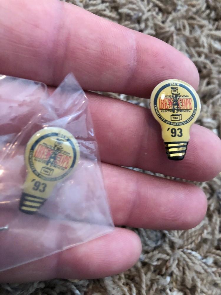 IBEW COPE Lapel Pins 93 Unused - Union
