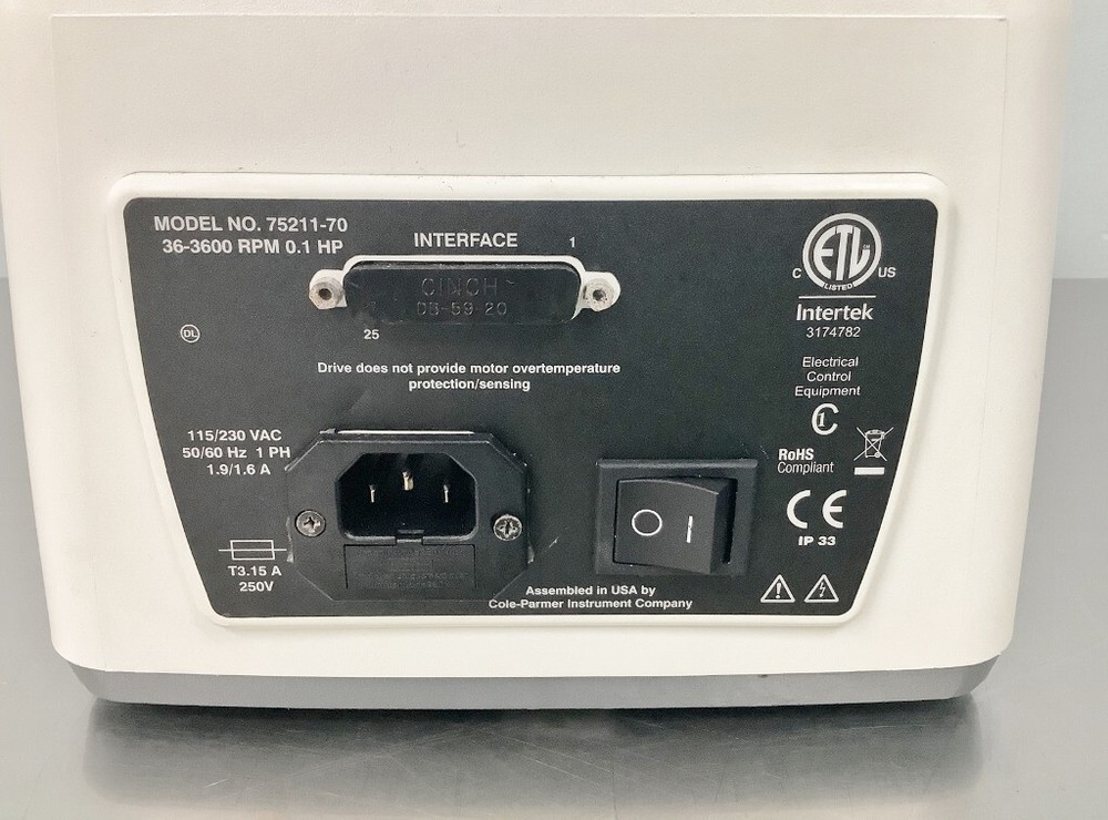 Cole Parmer Masterflex Pump with Warranty SEE VIDEO