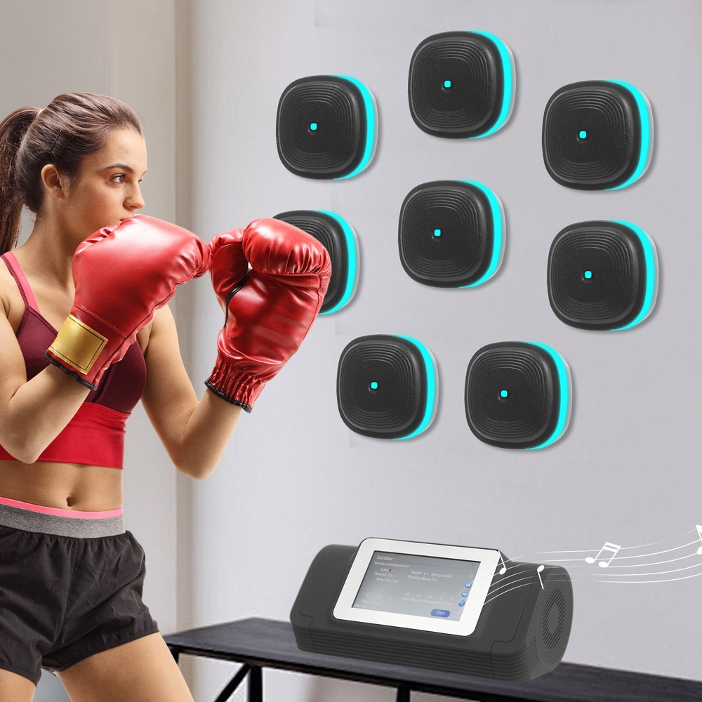 Split Musical Boxing, Punching Machine, Split Musical Boxing With 8 Targets