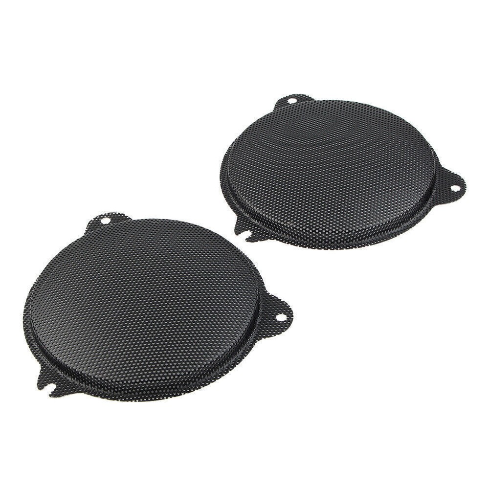 Front Mesh Speaker Grills Black for Harley Davidson Electra Glide 2014-2018 2pcs