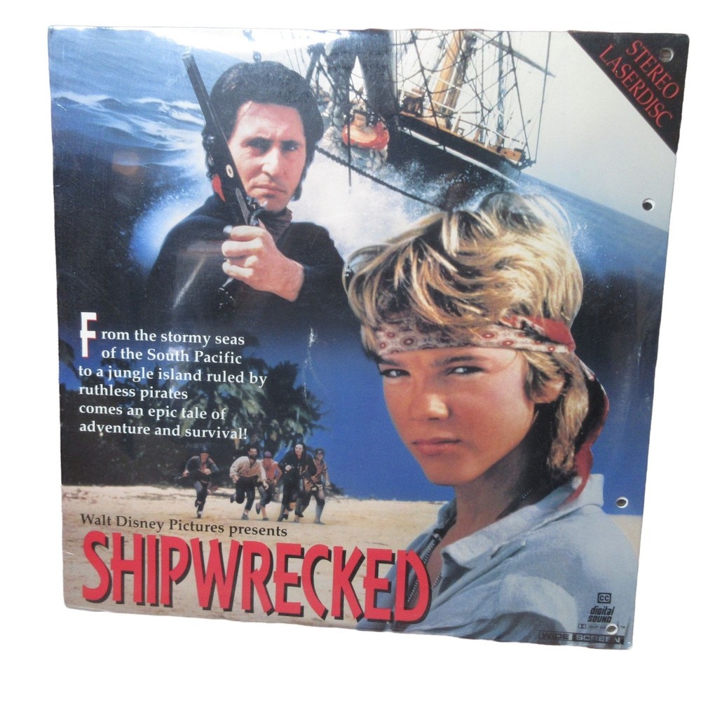 Shipwrecked - LaserDisc - Sealed - Disney