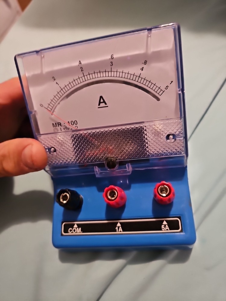 Ampere Dual Range 0-1A/5A DC Test Meter