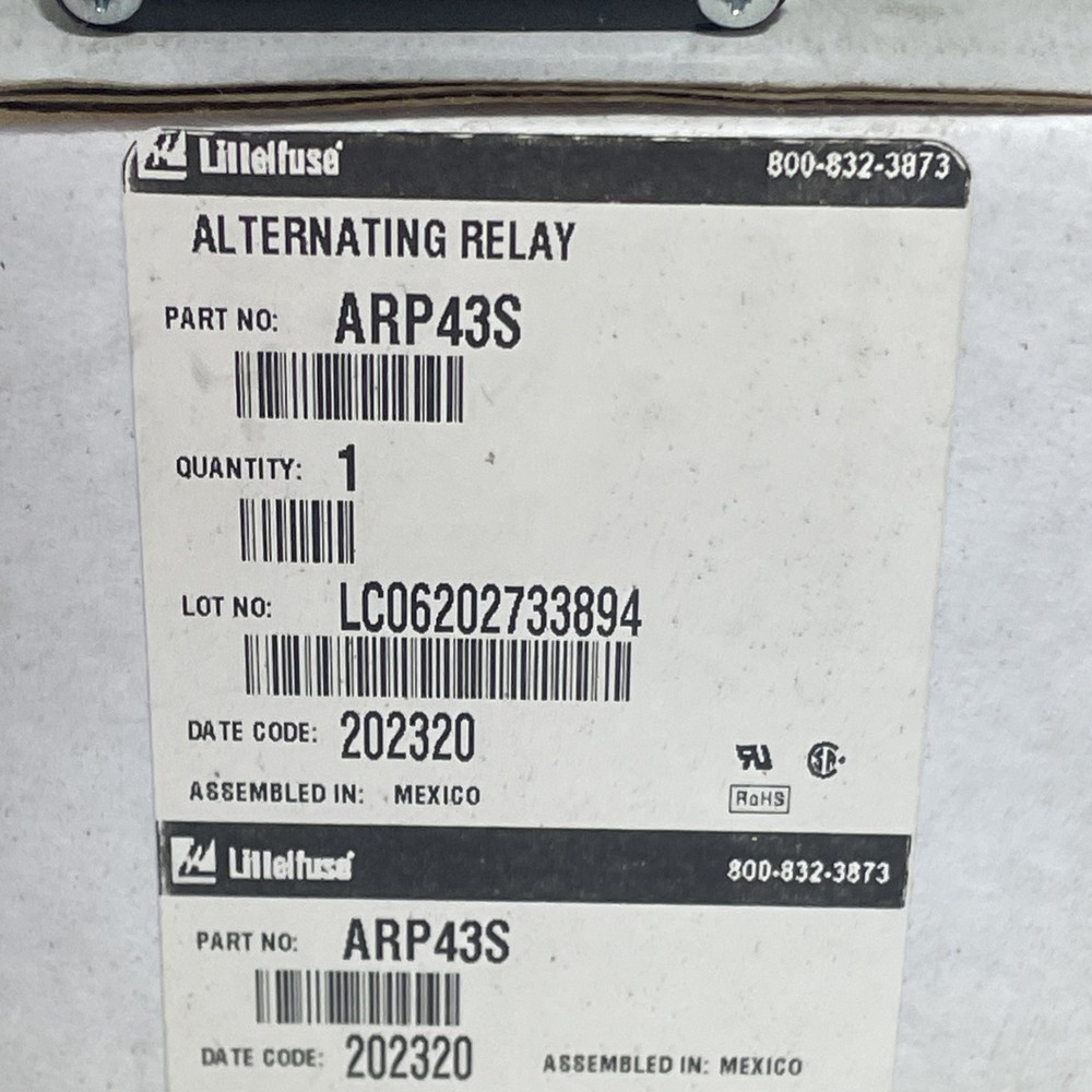 Littelfuse ARP63S, Alternating Relay