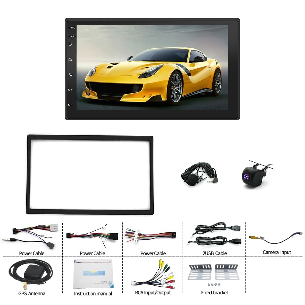 7" Touchscreen Car Stereo for 2010-2021 Frontier Android 15 Carplay Android Auto