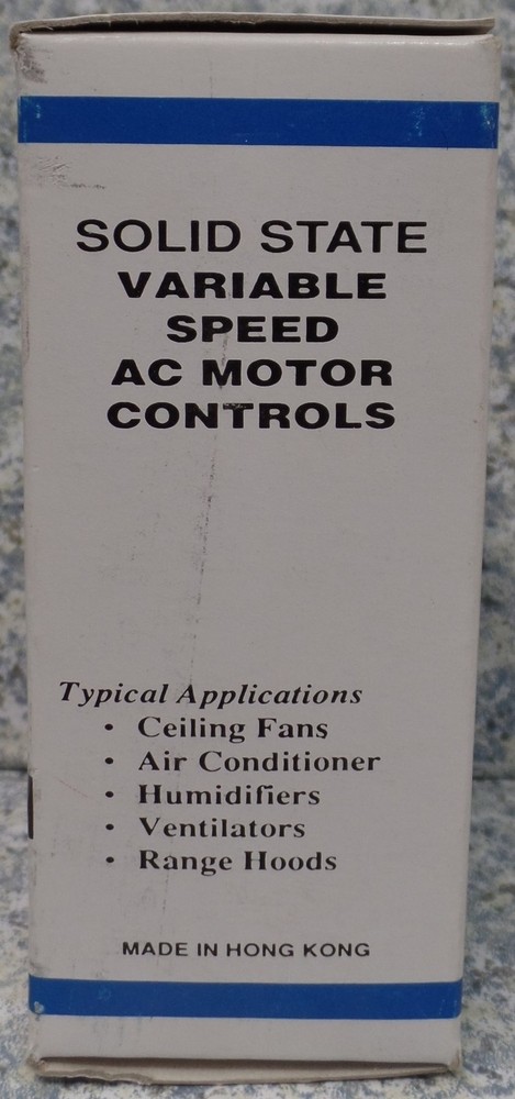 BANVIL 105F Control 5.0AMP 120V 60Hz Solid State Variable Speed AC Control NEW