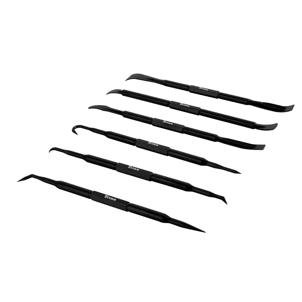 Titan 17716 - 6 Piece - Pick, Hook & Pry Tool Set - Non- Marring