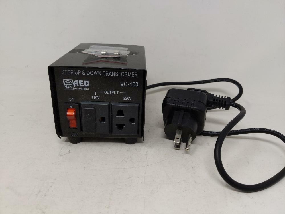 AED International Step Up & Down Transformer VC-100 - 110-240V