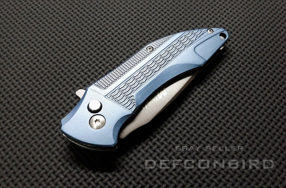 MTECH USA BLUE DIAMOND KNIFE TINITE COATED BLADE