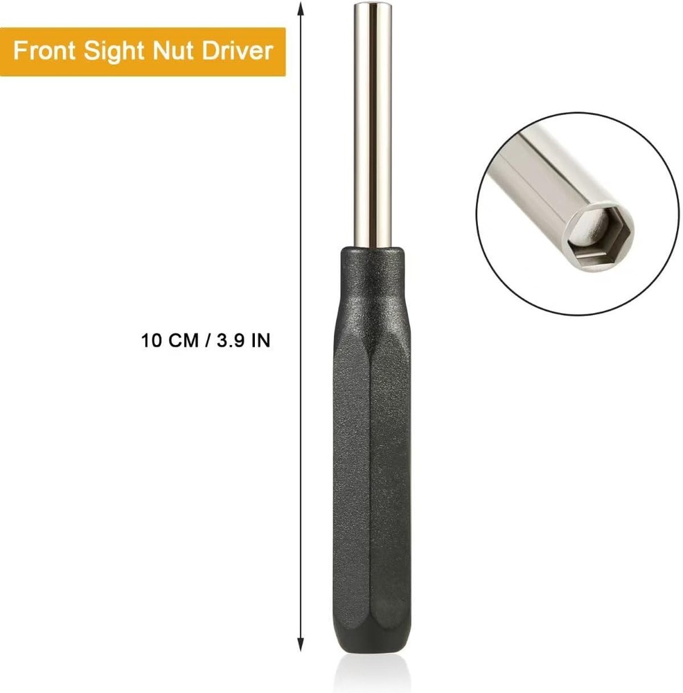 Front Sight Tool for Glock Tool Kit, Disassembly Tool Pin Punch Tool Compatible