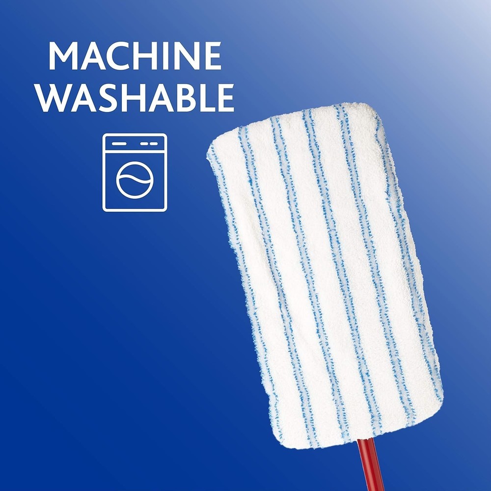 Eco-Friendly Hardwood Floor Microfiber Mop Refill - Machine Washable & Reusable