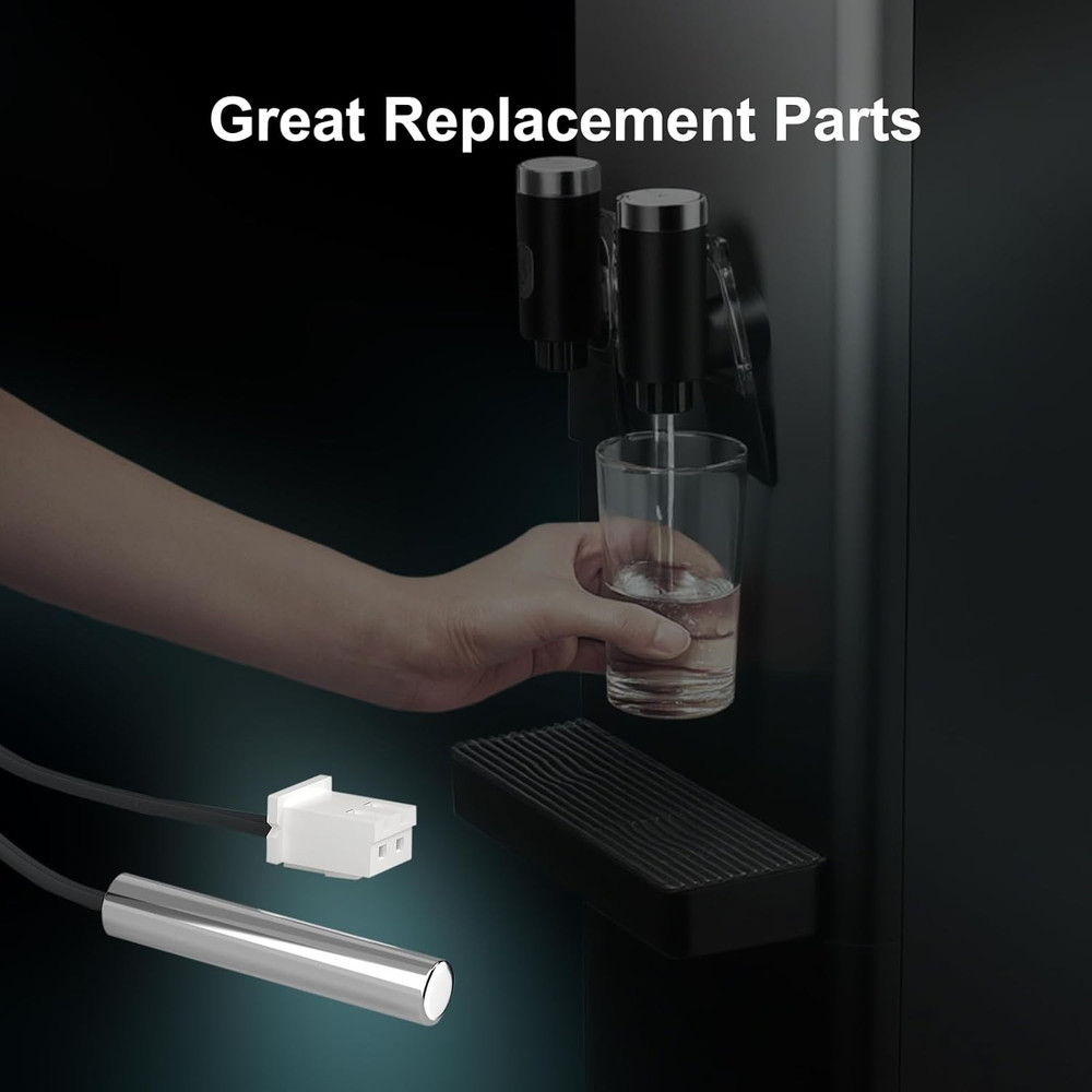 10K Temperature Sensor Probe, 5Pcs 1 Meter Waterproof Temp Sensor Probe, Stainle