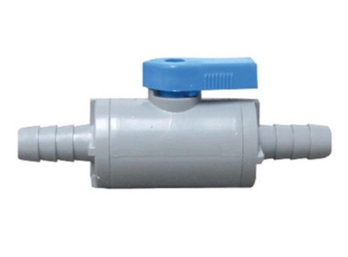 3/8 plastic barbed Inline shutoff valve