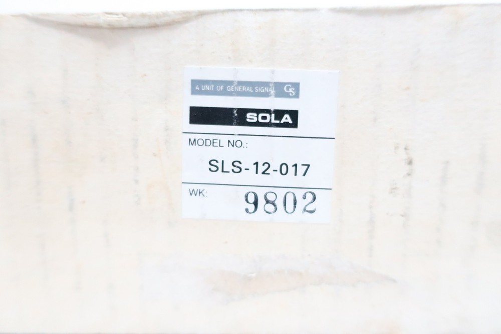 Sola SLS-12-017 Power Supply Module