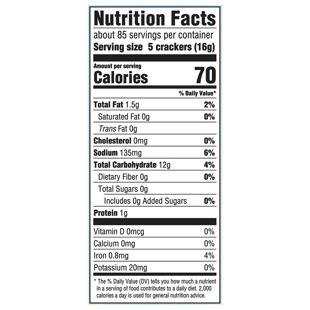 Premium Original Saltine Crackers, 4 oz., 12 pk.