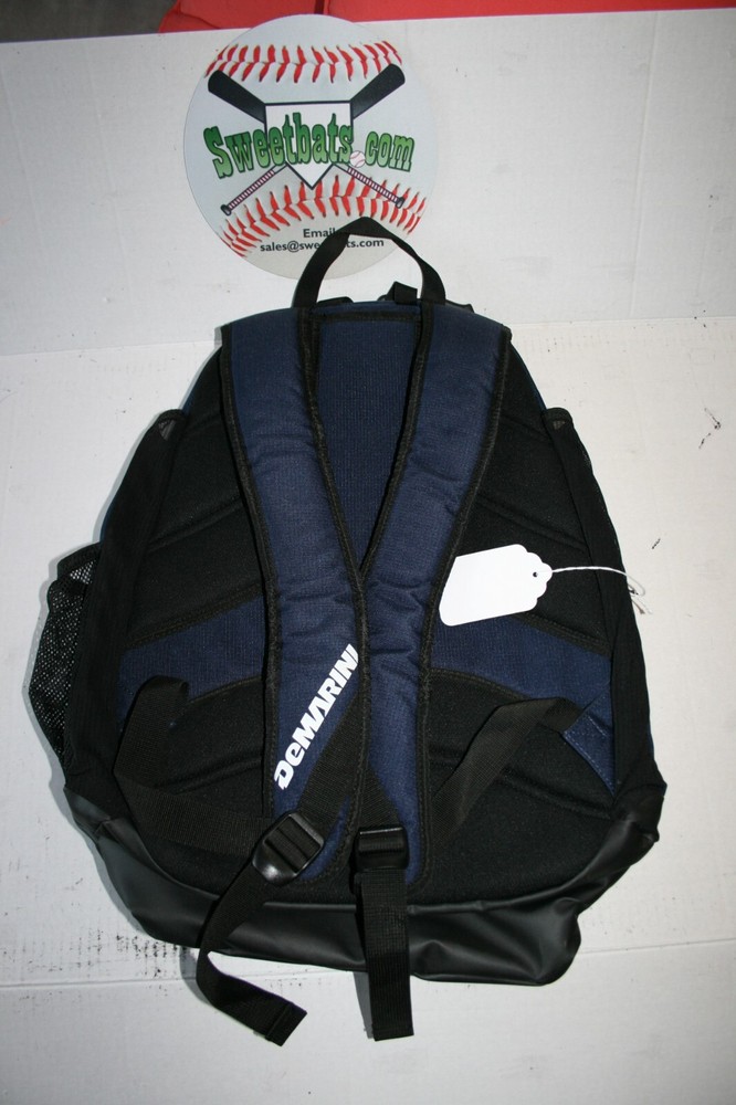 Demarini Aftermath Backpack Equipment Bag Blue Black Back Pack Baseball Softball