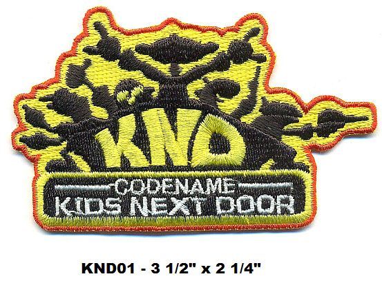 KIDS NEXT DOOR JACKET PATCH - KND01