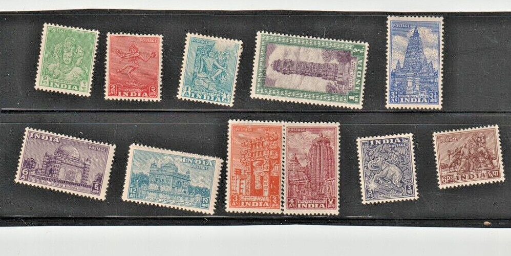 Lot stamps : India , early issues , Unused