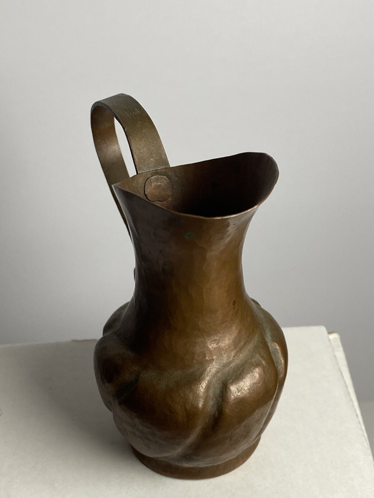 Hand Hammered Copper Pitcher 4”