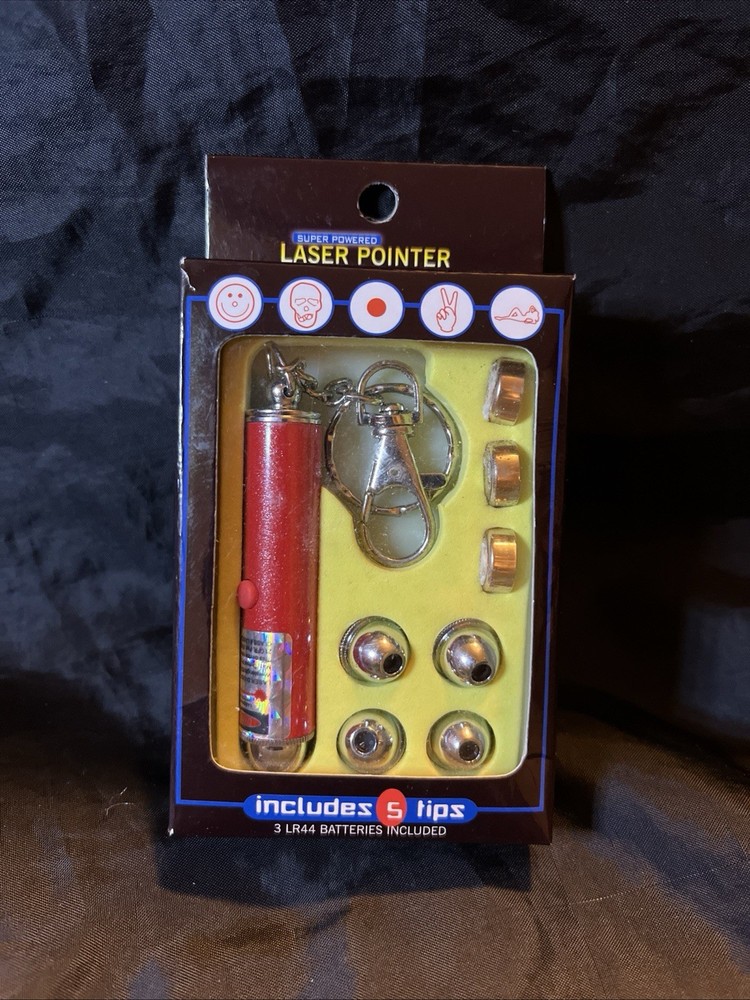 Laser Pointer W/ 5 Different Tips