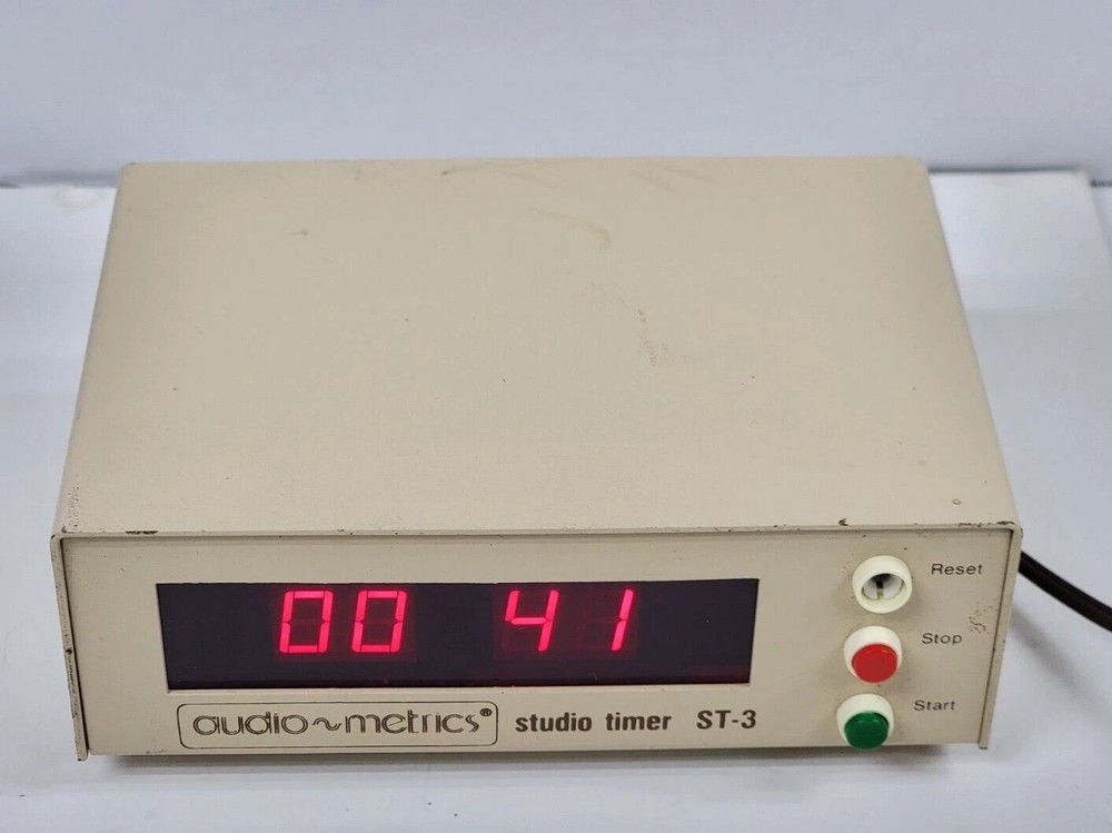 Rare Audio metrics  Studio Timer ST-3 By Enberg Electronics (Tested / Working)