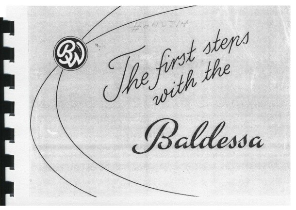 Balda Baldessa Camera Instruction Manual Reprint
