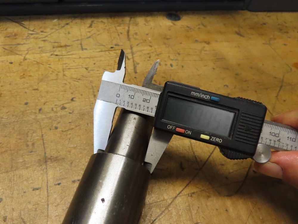 Peerless #10 shell reamer arbor 5mt shank ***MODIFIED DIAMETER ARBOR***