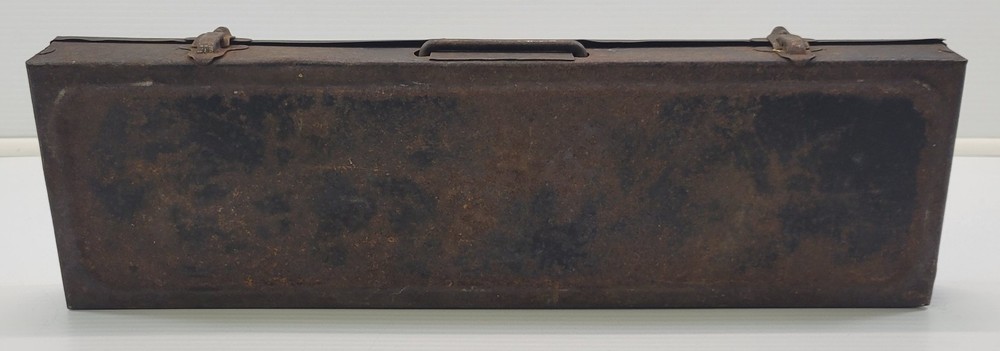 *Y) Vintage Fulton Tools Replacement Socket Drive Metal Carry Case Tool Box