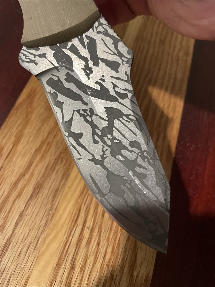 Unknown Maker Beefy Fixed Blade Knife Unmarked MINT