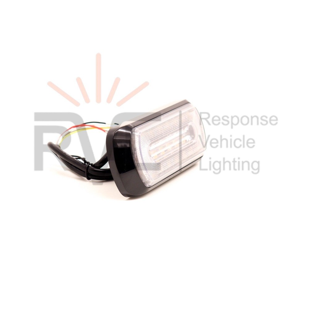 Halo Ring, Dual Function, Amber LED Strobe & White Marker Light R65 Flashing