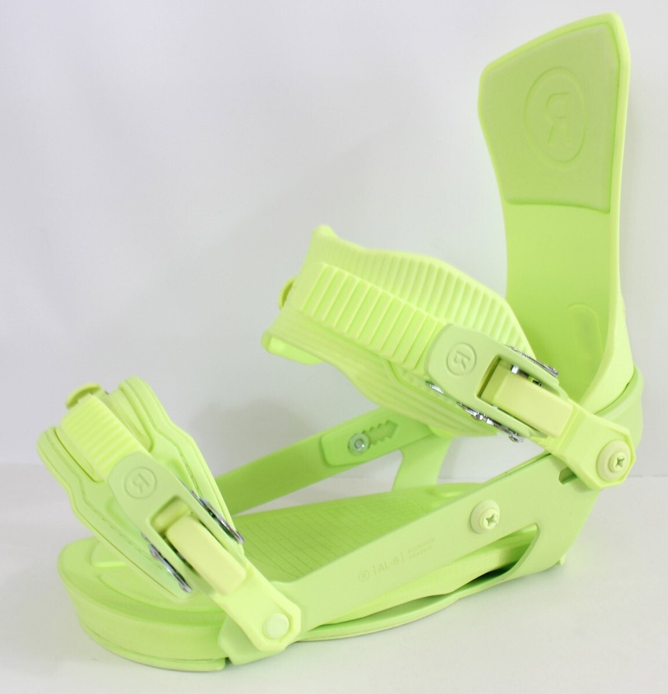 Ride AL-6 Snowboard Bindings Medium (Women's US Size 7- 11) Lime New 2024