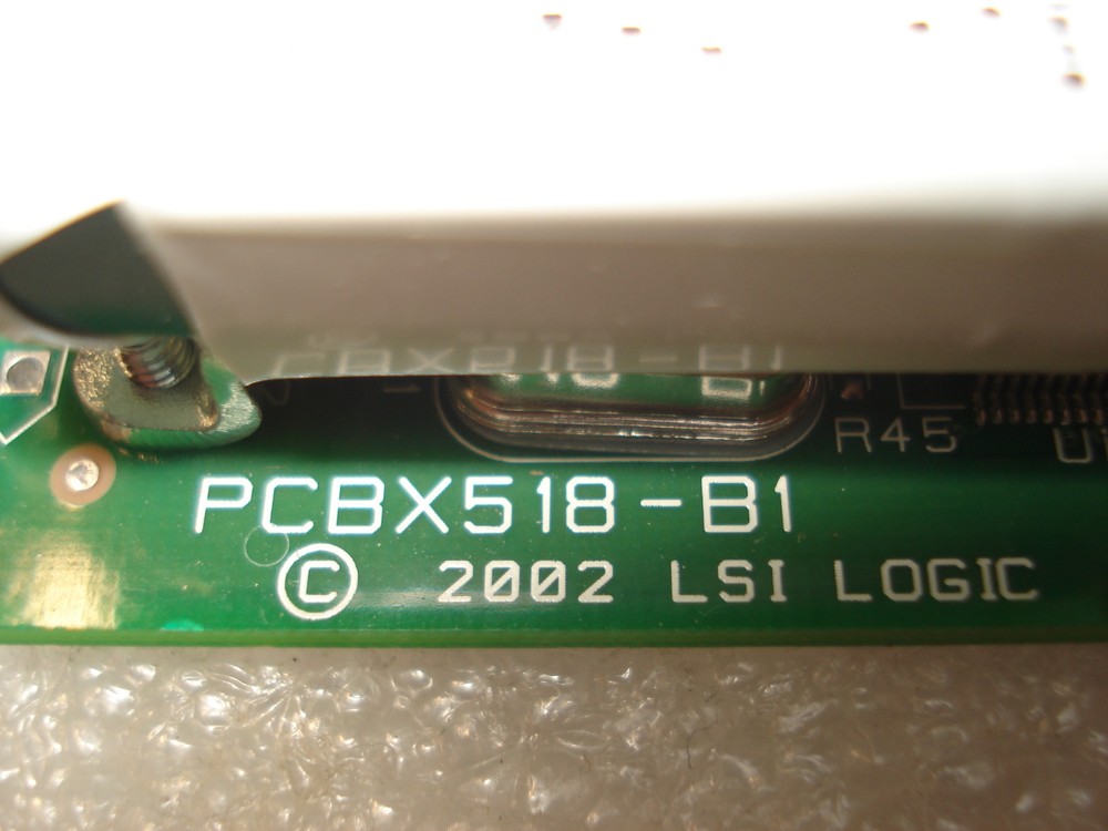 LSI LOGIC PCBX518-B1 2 Channel SCSI Raid Controller Card w/ Memory