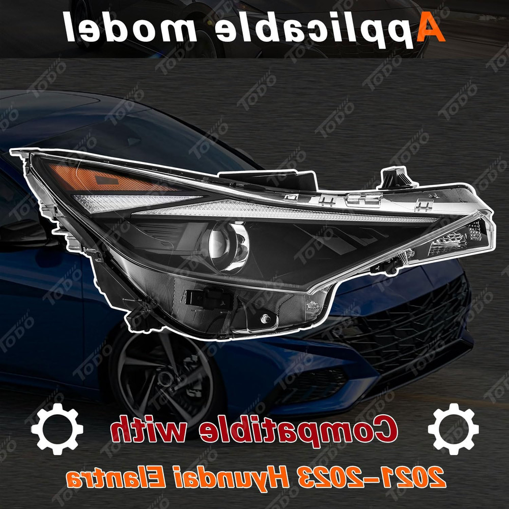 Hyundai Elantra RH Headlight 2021-22 Halogen LED