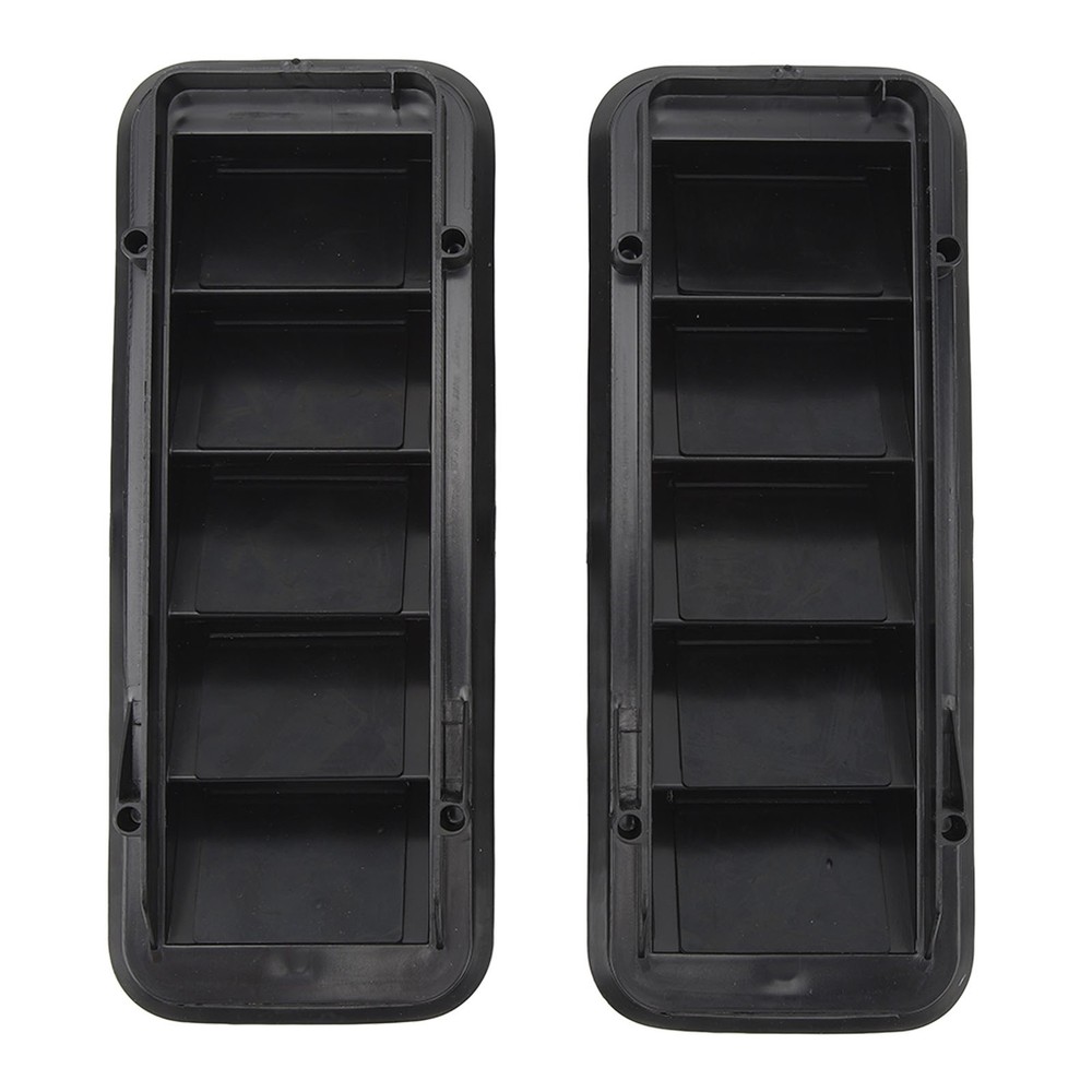 2pcs Back Panel Air Vent Relief Grille Durable Replacement For Chevy Silver COHM